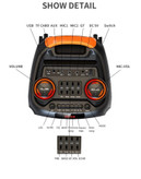 اسپیکر شارژی برند سینگ مدلZQS_8262