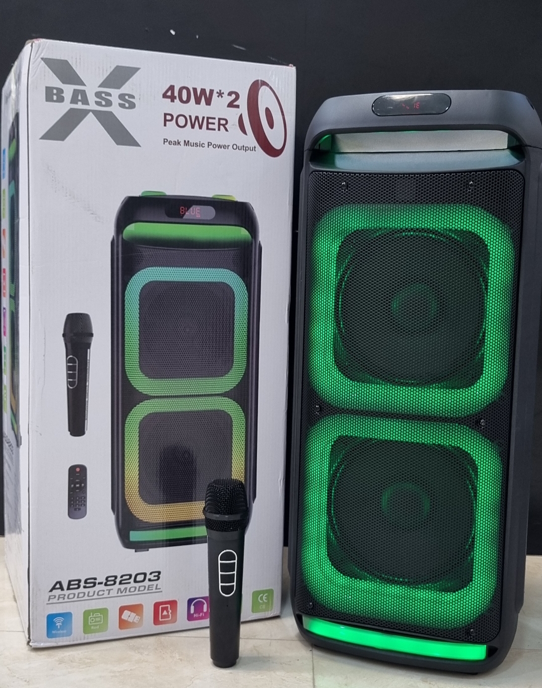 اسپیکر شارژی ABS مدل ABS_8203 اصلی